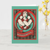 Wonder Woman| Meine wunderbare Mama, am Vatertag Karte (Gelbe Blume)