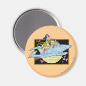 Wonder Woman mit Jet Magnet (Vorderseite/Rückseite)