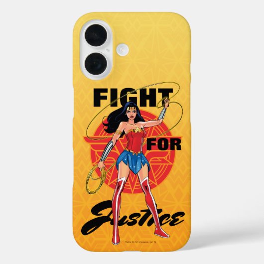 Wonder Woman mit Lasso - Kampf für Gerechtigkeit Case-Mate iPhone Hülle (Rückseite)