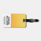 Wonder Woman mit Lasso - Kampf für Gerechtigkeit Gepäckanhänger (Rückseite horizontal)