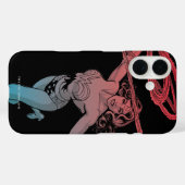Wonder Woman mit Lasso Red Blue Kunst Case-Mate iPhone Hülle (Rückseite (Horizontal))