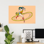 Wonder Woman mit Lasso verkabelt Poster (Heimbüro)