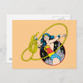 Wonder Woman mit Stadtgeschichte Postkarte (Vorne/Hinten)