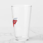 Wonder Woman Modern & Retro Comic Overlay-Logo Glas (Links)