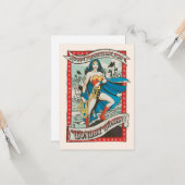 Wonder Woman | Muttertag, Mama Karte (Vorderseite/Rückseite Beispiel)