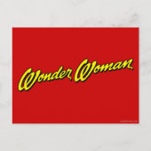 Wonder Woman Name Postkarte (Vorderseite)