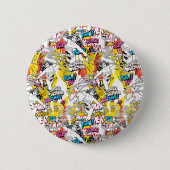 Wonder Woman Neon Pattern Button (Vorderseite)