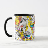 Wonder Woman Neon Pattern Tasse (Links)