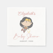 Wonder Woman | Neues Baby kommt bald Serviette (Vorderseite)