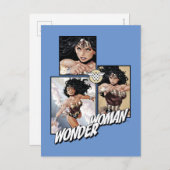 Wonder Woman New 52 Comic Art Graphic Postkarte (Vorne/Hinten)