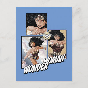 Wonder Woman New 52 Comic Art Graphic Postkarte
