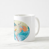 Wonder Woman Ocean Sky Kaffeetasse (VorderseiteRechts)