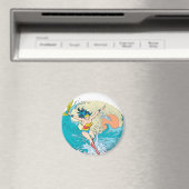 Wonder Woman Ocean Sky Magnet (In Situ (Geschirrspüler))