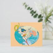 Wonder Woman Ocean Sky Postkarte (Stehend Vorderseite)