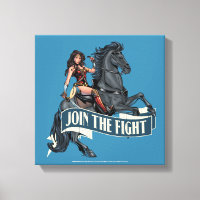 Wonder Woman on Horse Comic Kunst