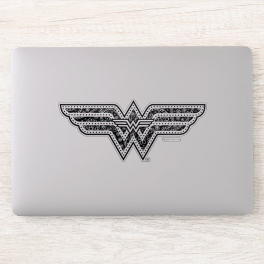 Wonder Woman Paisley Logo Aufkleber (Computer)