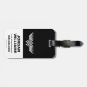 Wonder Woman Paisley Logo Gepäckanhänger (Rückseite horizontal)