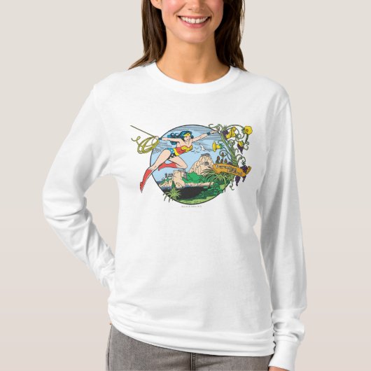 Wonder Woman Paradise Island T-Shirt (Vorderseite)