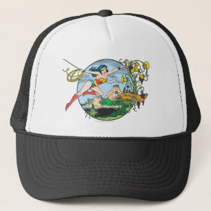 Wonder Woman Paradise Island Truckerkappe