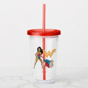 Wonder Woman & PB Acryltrinkbecher