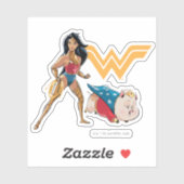 Wonder Woman & PB Aufkleber (Blatt)