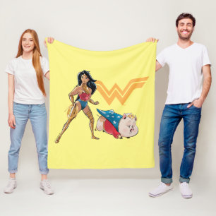 Wonder Woman & PB Fleecedecke