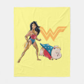 Wonder Woman & PB Fleecedecke (Vorderseite)