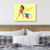 Wonder Woman & PB Leinwanddruck (Insitu (Schlafzimmer))