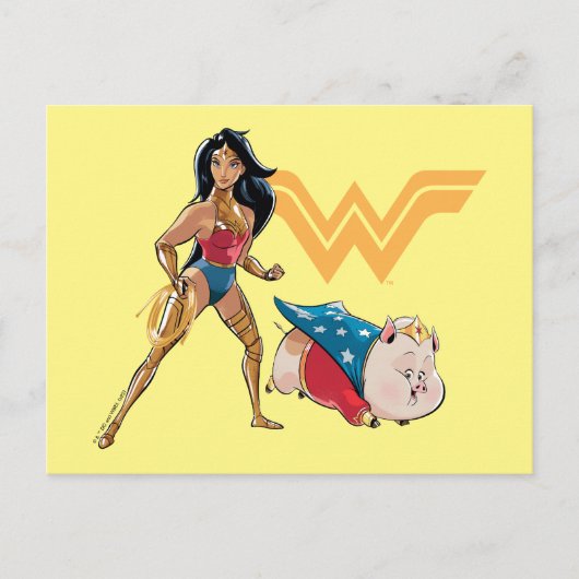 Wonder Woman & PB Postkarte (Vorderseite)