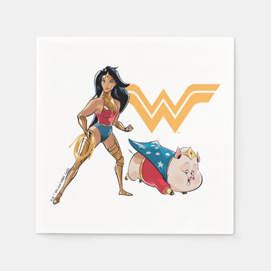 Wonder Woman & PB Serviette (Vorderseite)