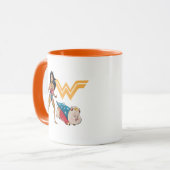 Wonder Woman & PB Tasse (Vorderseite Links)