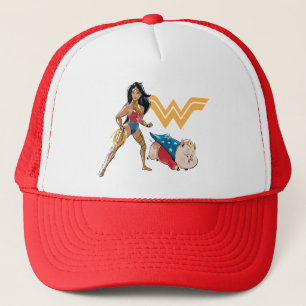 Wonder Woman & PB Truckerkappe