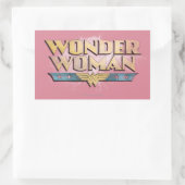 Wonder Woman Pencil Logo Rechteckiger Aufkleber (Tasche)