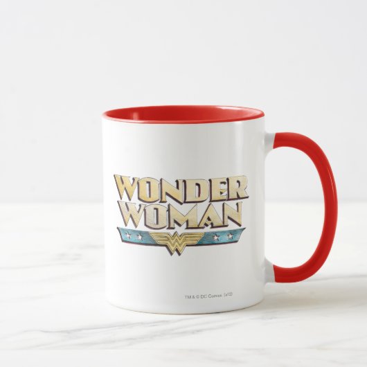 Wonder Woman Pencil Logo Tasse (Rechts)