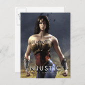 Wonder Woman Postkarte (Vorne/Hinten)