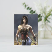 Wonder Woman Postkarte (Stehend Vorderseite)
