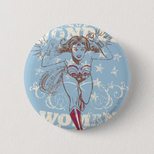 Wonder Woman Pow Button (Vorderseite)