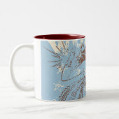 Wonder Woman Pow Zweifarbige Tasse (Links)