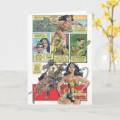 Wonder Woman Princess Diana Karte (Gelbe Blume)