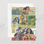 Wonder Woman Princess Diana Postkarte (Vorne/Hinten)