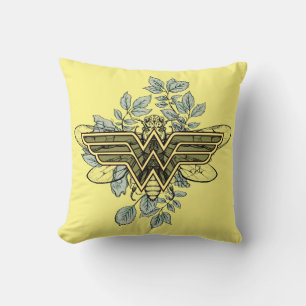 Wonder Woman Queen Bee Logo Kissen