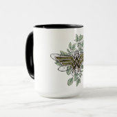 Wonder Woman Queen Bee Logo Tasse (Vorderseite Links)