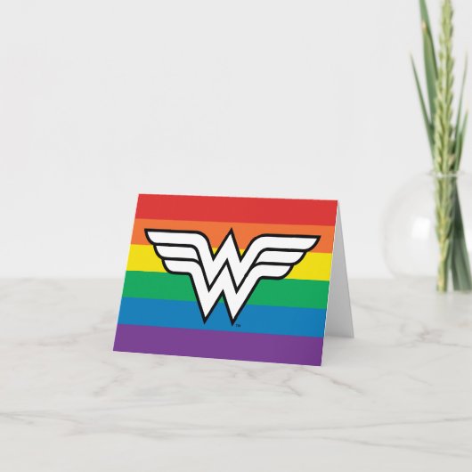 Wonder Woman Rainbow Logo (Vorderseite)