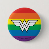 Wonder Woman Rainbow Logo Button (Vorderseite)