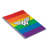 Wonder Woman Rainbow Logo Notizblock (Rechte Seite)