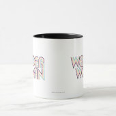 Wonder Woman Rainbow Logo Tasse (Zentrum)