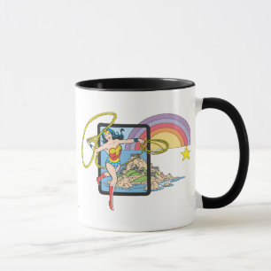Wonder Woman Rainbow Tasse