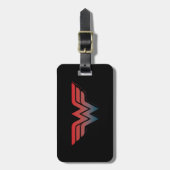 Wonder Woman Red Blue Gradient Logo Gepäckanhänger (Vorderseite vertikal)