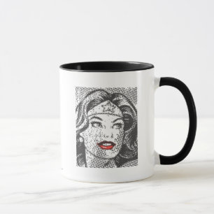 Wonder Woman Red Lips Tasse