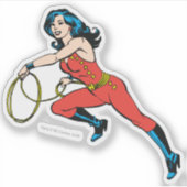 Wonder Woman Red Outfit Aufkleber (Vorderseite)